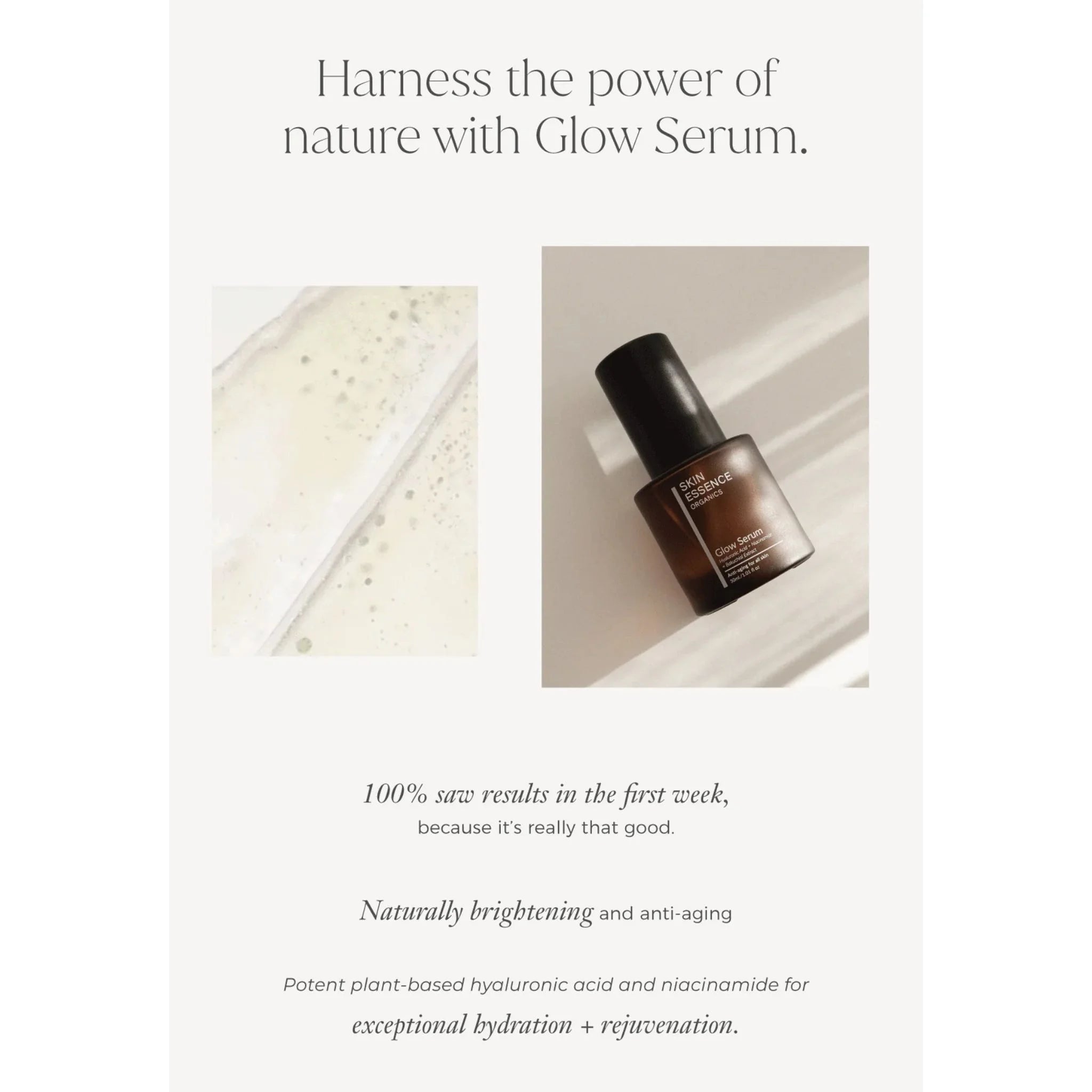 Skin Essence Organics Glow Serum 30ml