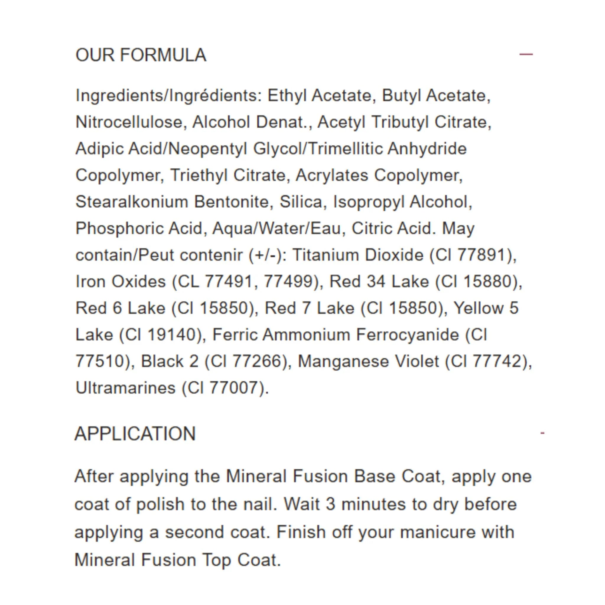 Mineral Fusion Nail Polish Quick & Flirty 10ml