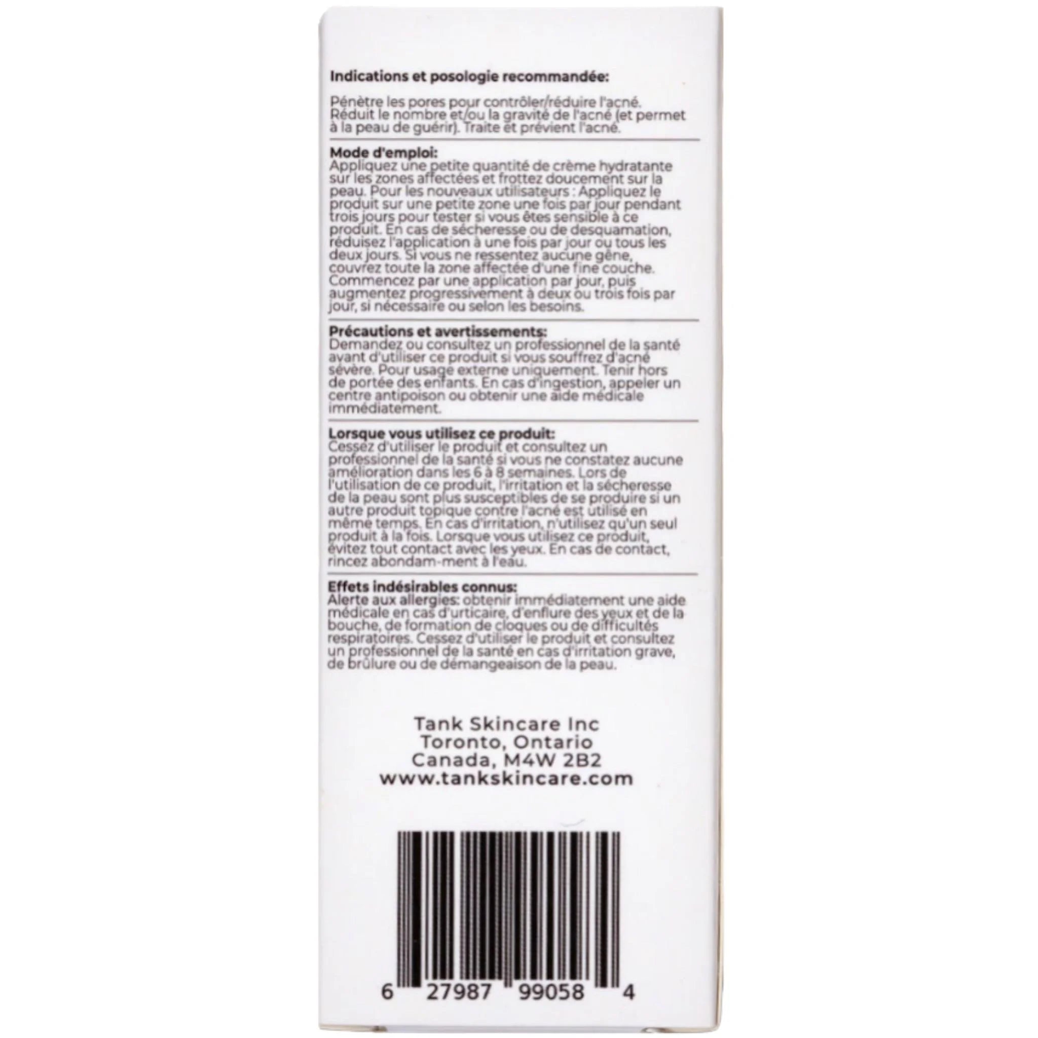 Tank Nation Acne Zapping Moisturizer Cream 50ml