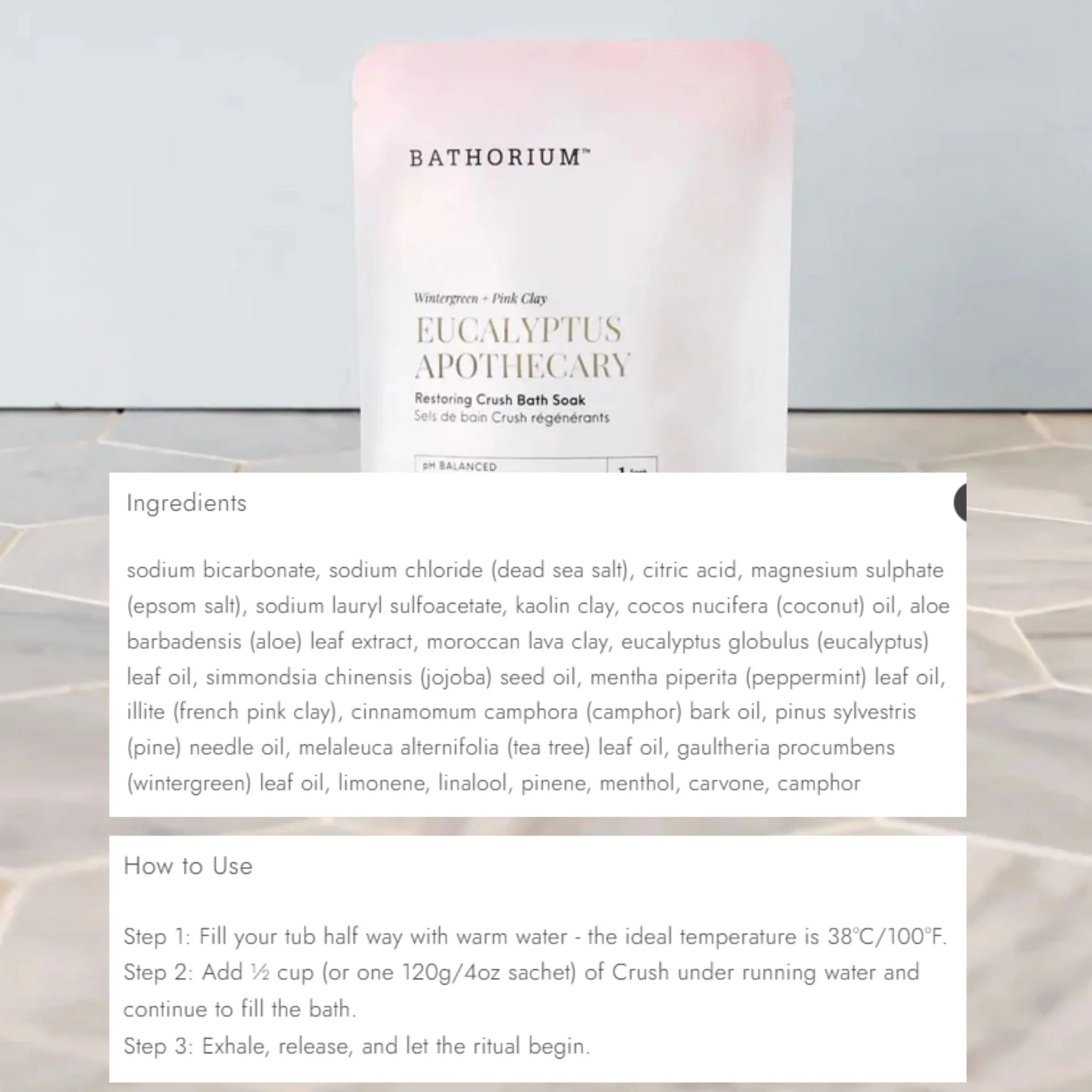 Bathorium Eucalyptus Apothecary Crush 120g