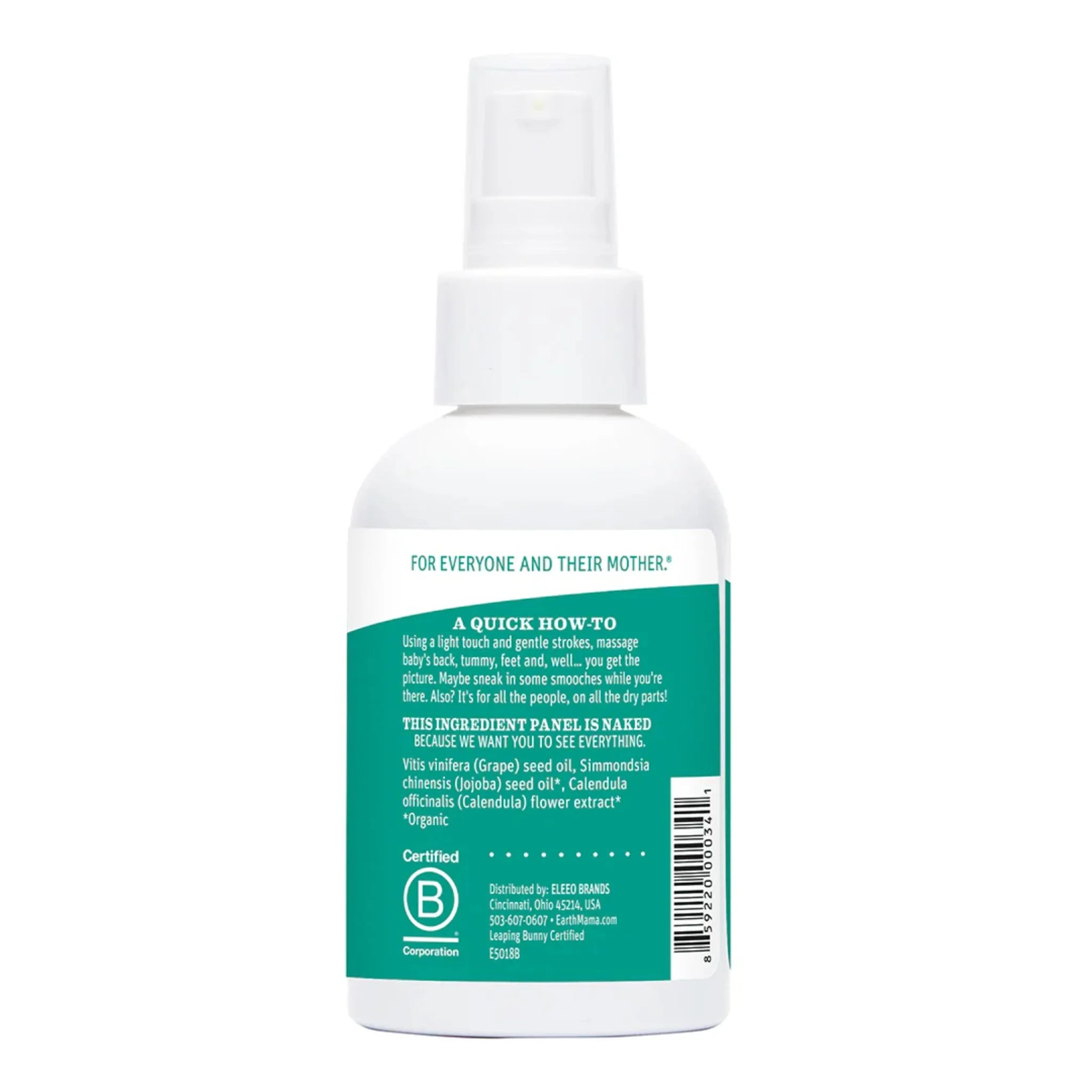 Earth Mama Organic Calendula Baby Oil 120ml