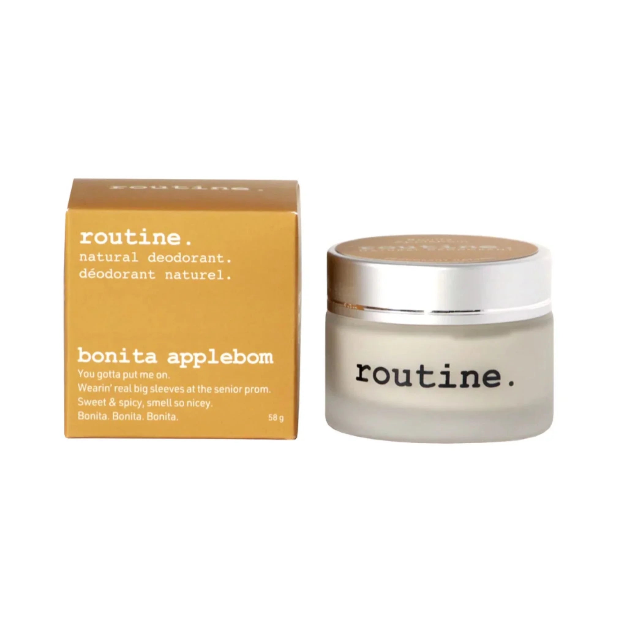 Routine Bonita Applebom Deodorant Jar 58g