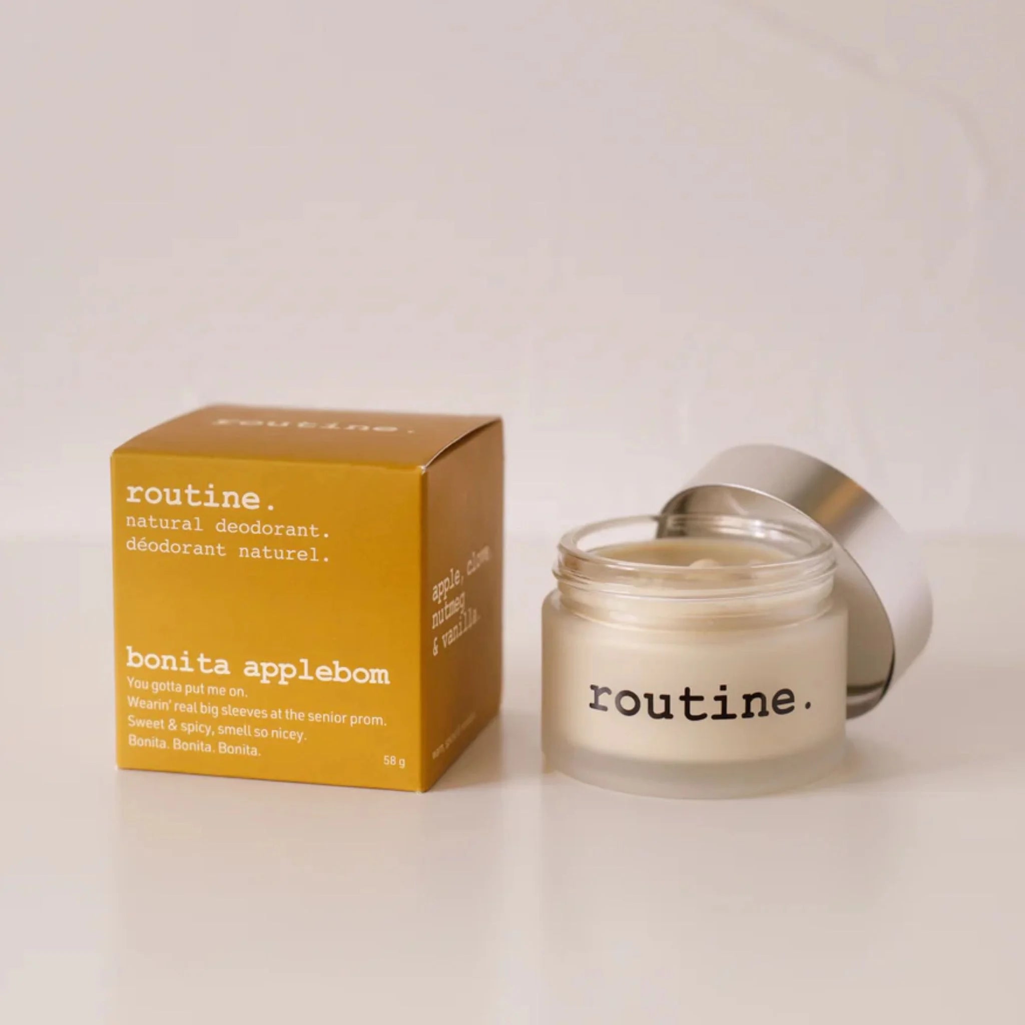 Routine Bonita Applebom Deodorant Jar 58g