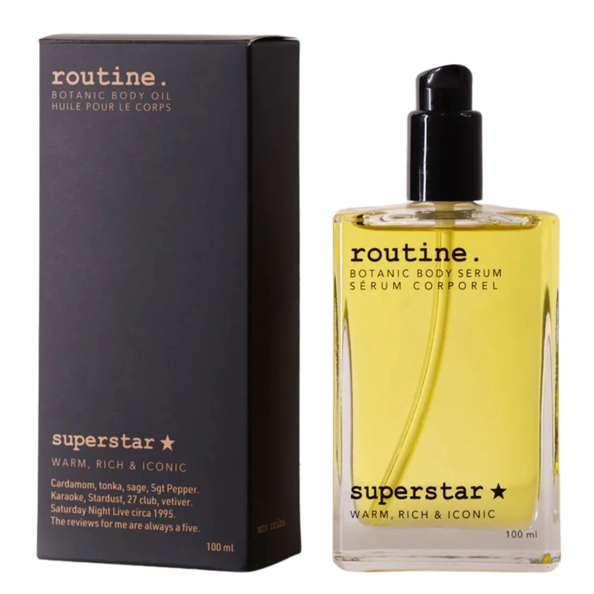 Routine Superstar Botanic Body Serum 100ml - Nature's Source Inc