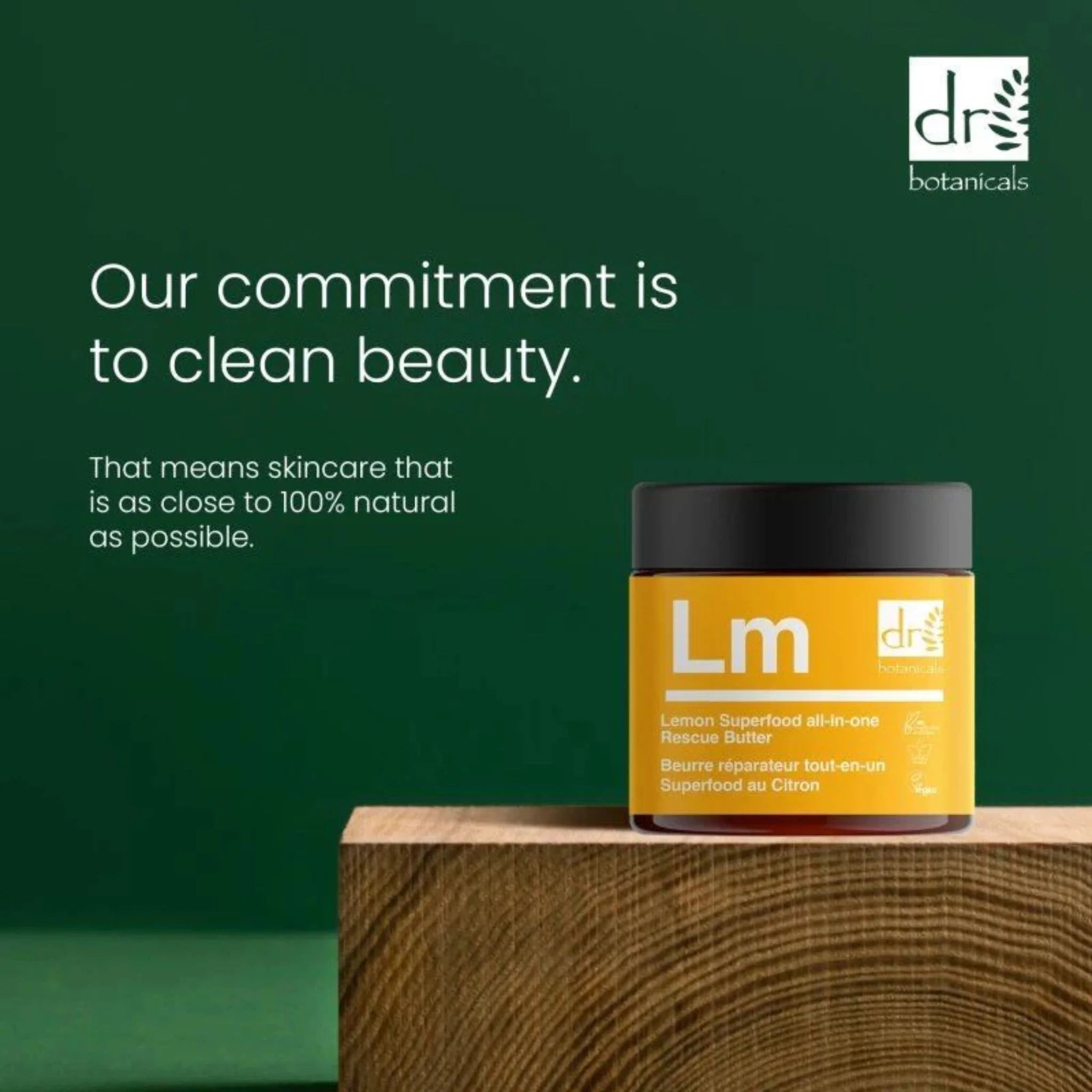 Dr Botanicals Lemon Superfood All-in-One Rescue Butter 60ml