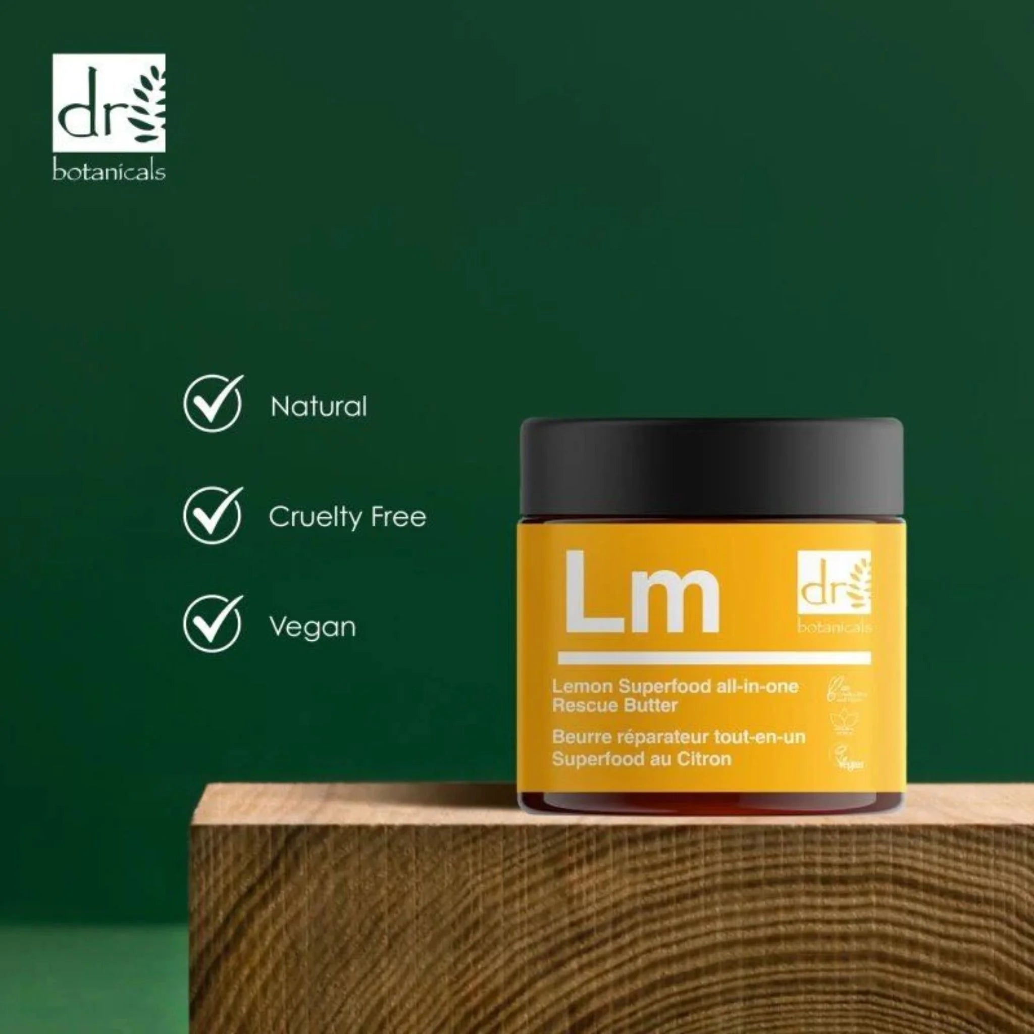 Dr Botanicals Lemon Superfood All-in-One Rescue Butter 60ml
