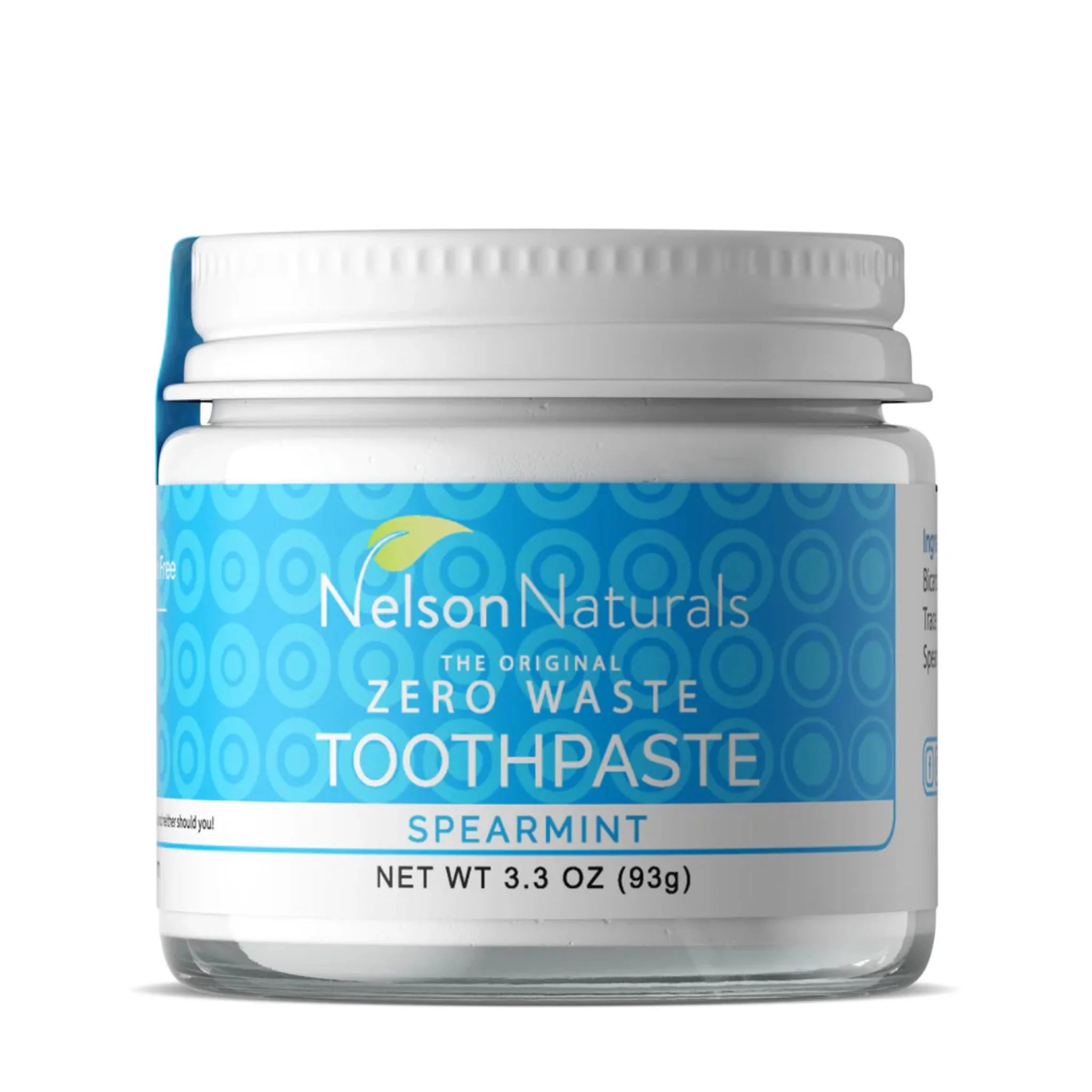 Nelson Naturals Spearmint Toothpaste 93g - Nature's Source Inc