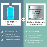 Nelson Naturals Crush & Swish Mouthwash Tablets 50g
