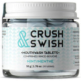 Nelson Naturals Crush & Swish Mouthwash Tablets 50g