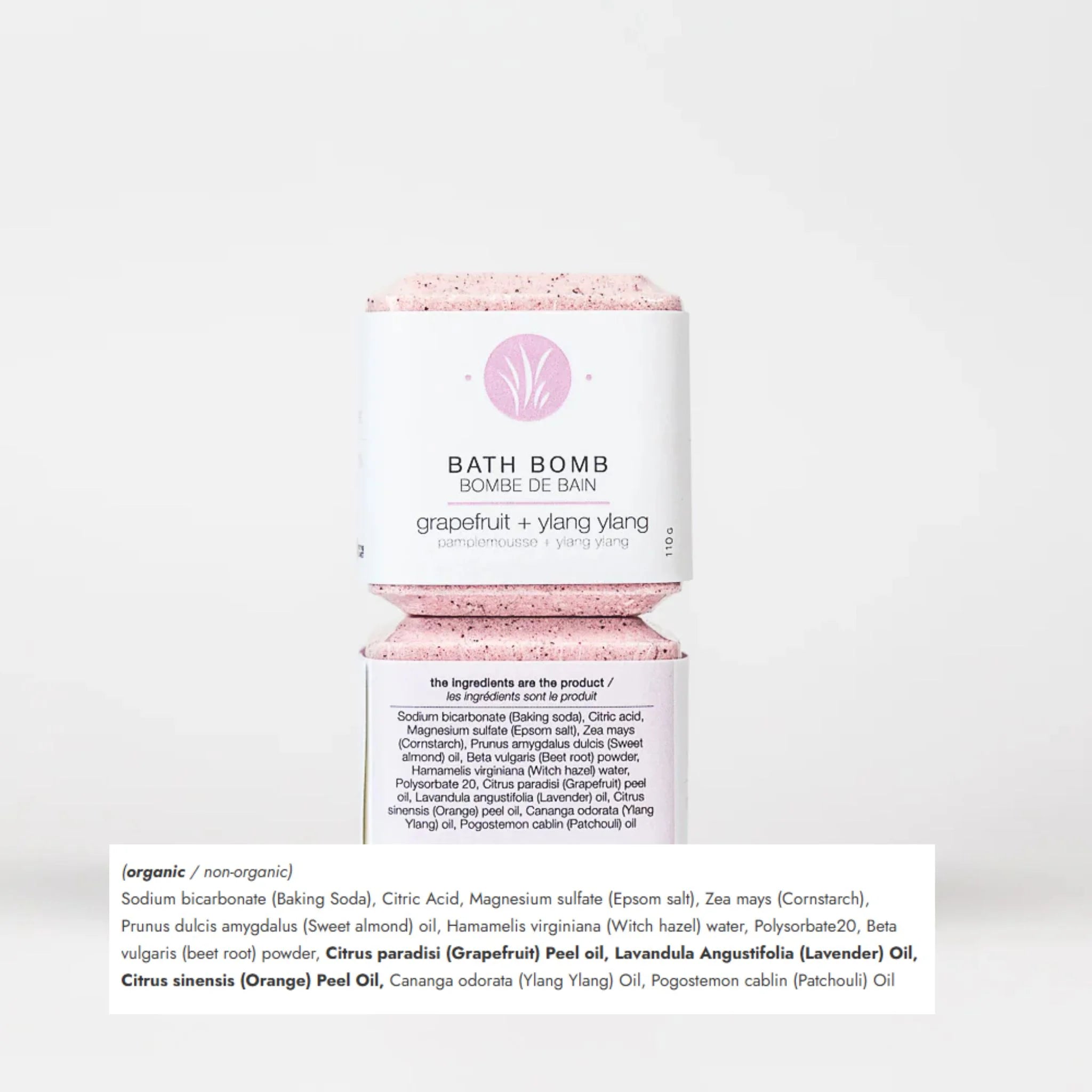 All Things Jill Grapefruit + Ylang Bath Bomb 110g
