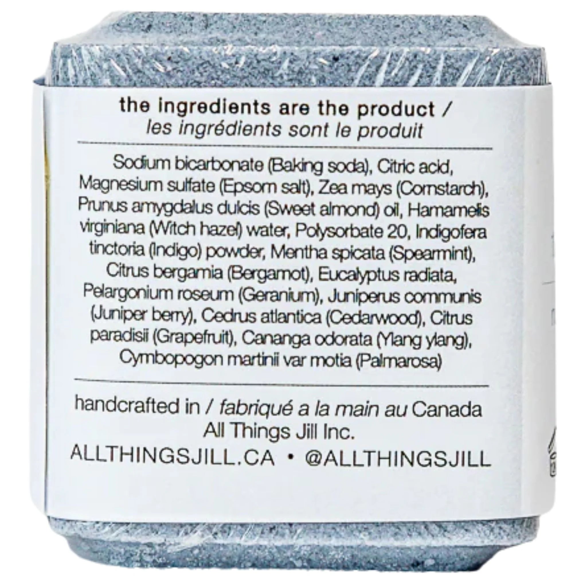 All Things Jill Spearmint + Bergamot Bath Bomb 110g