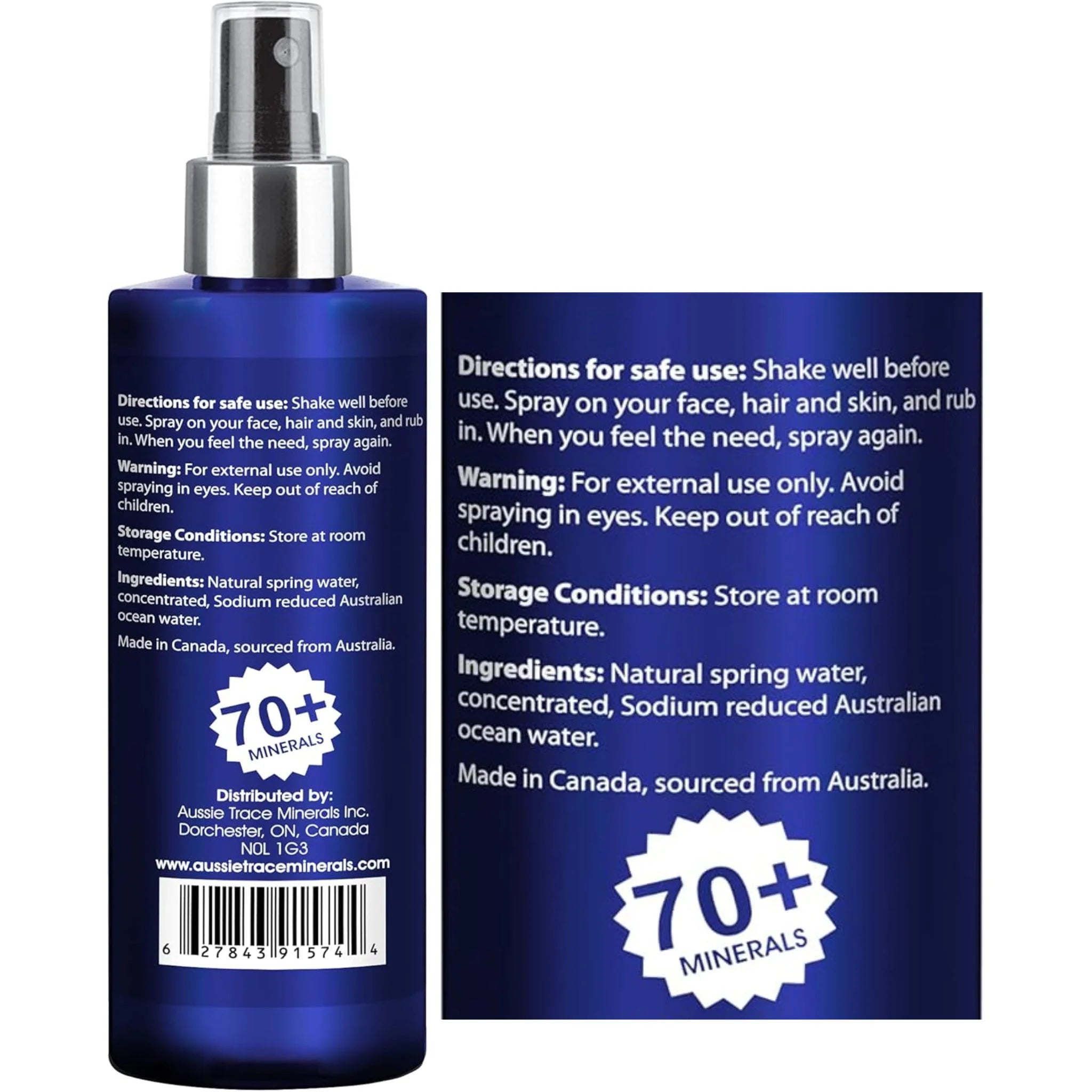 Aussie Trace Minerals & Magnesium & Spray 120ml