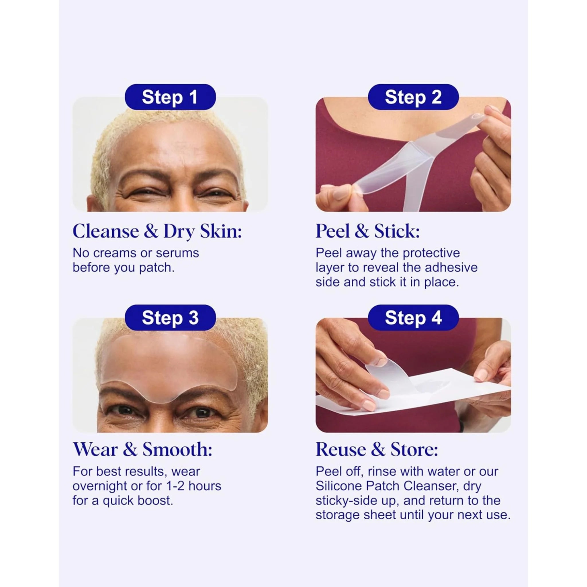 Wrinkles Schminkles Forehead Patches Reusable 2ct - Nature's Source Inc