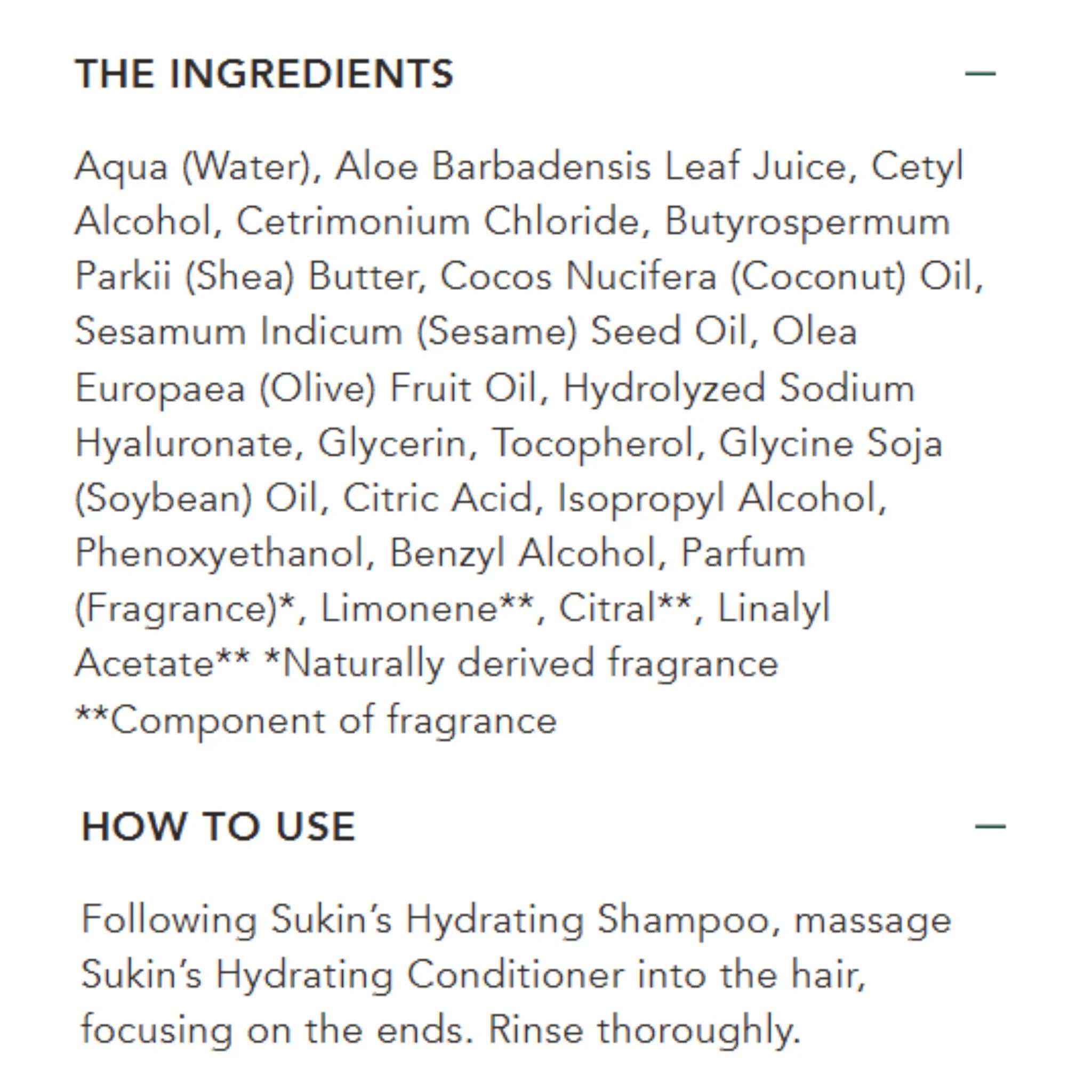Sukin Naturals Hydrating Conditioner 1L