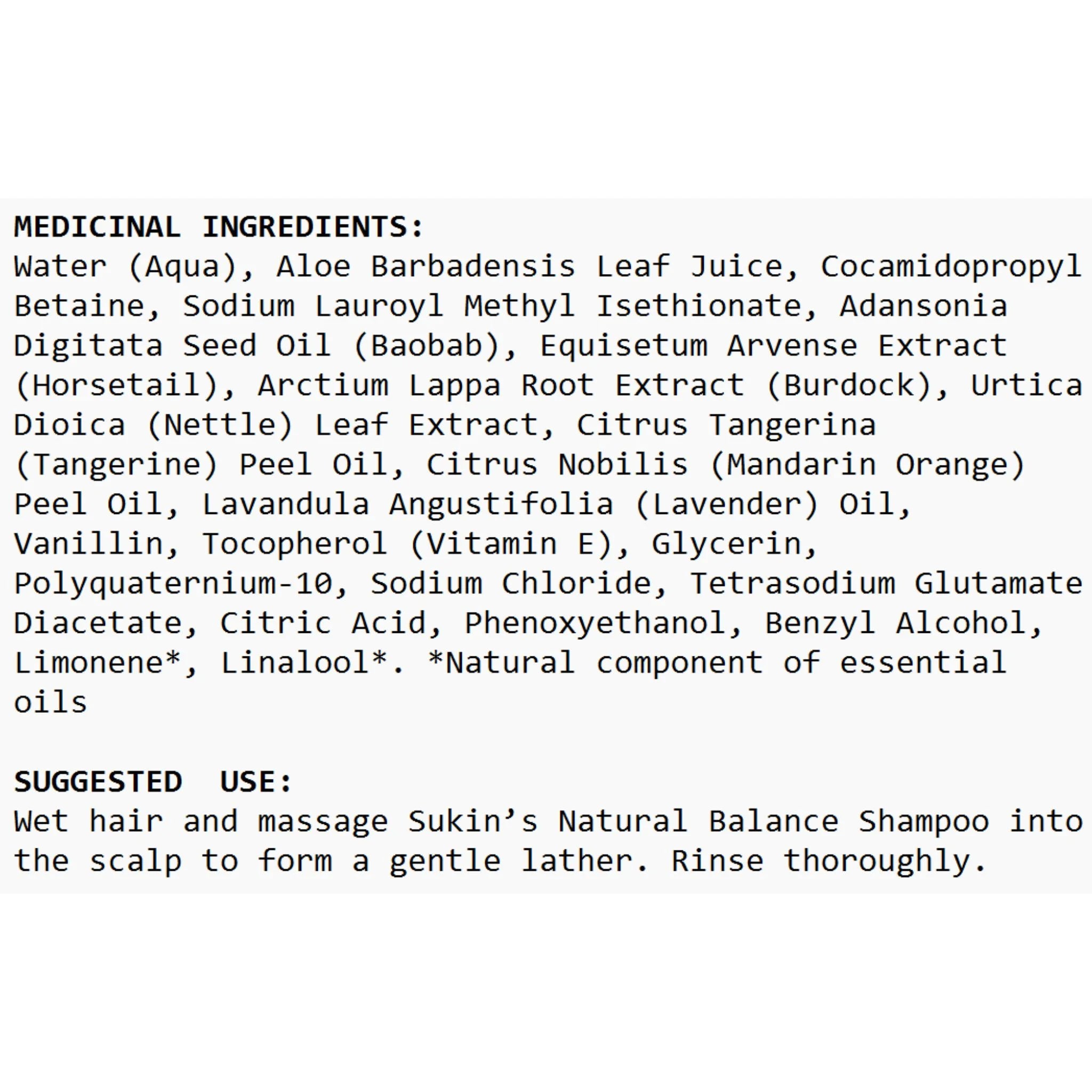 Sukin Naturals Natural Balance Shampoo 1L