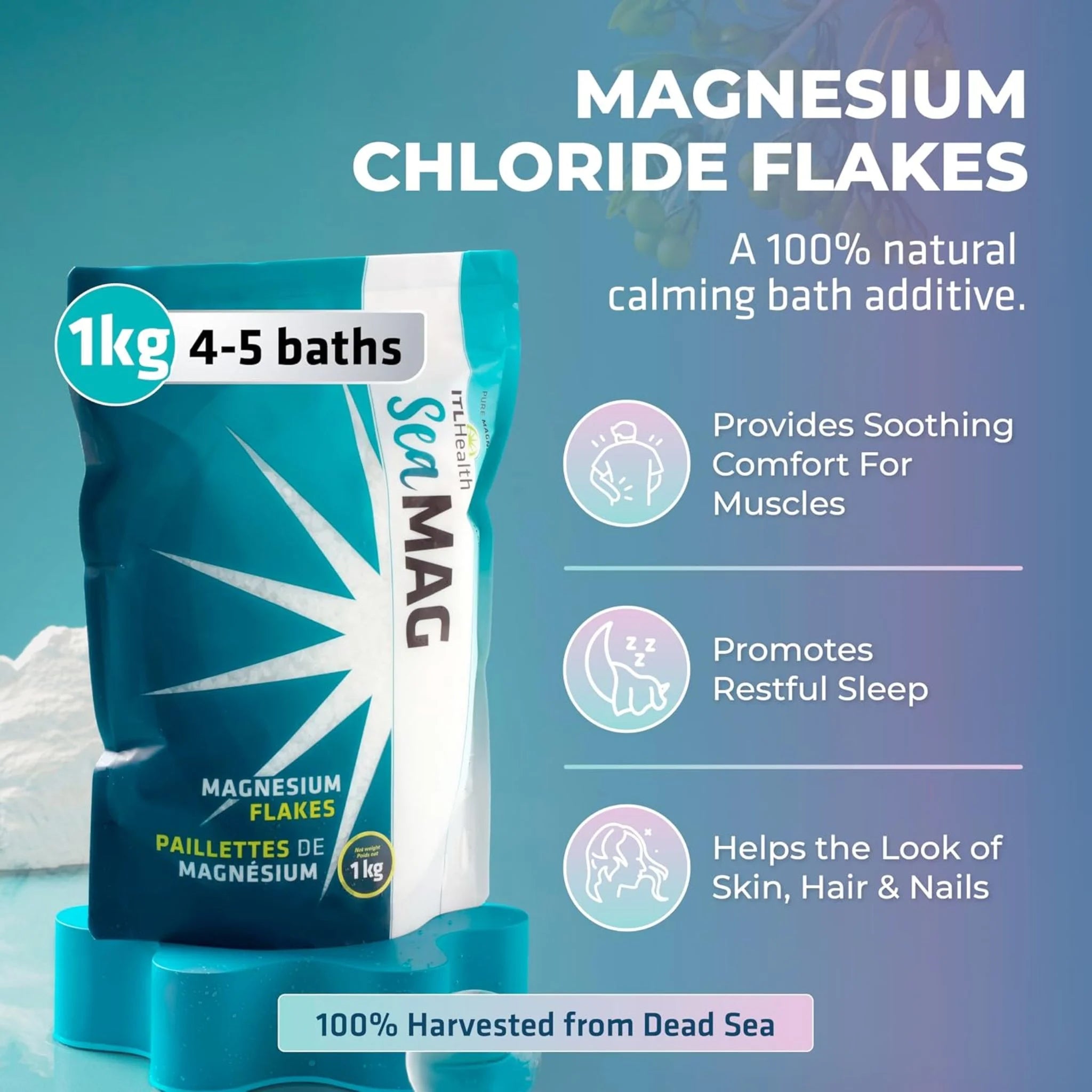 ITL Health SeaMAG Magnesium Flakes 1kg