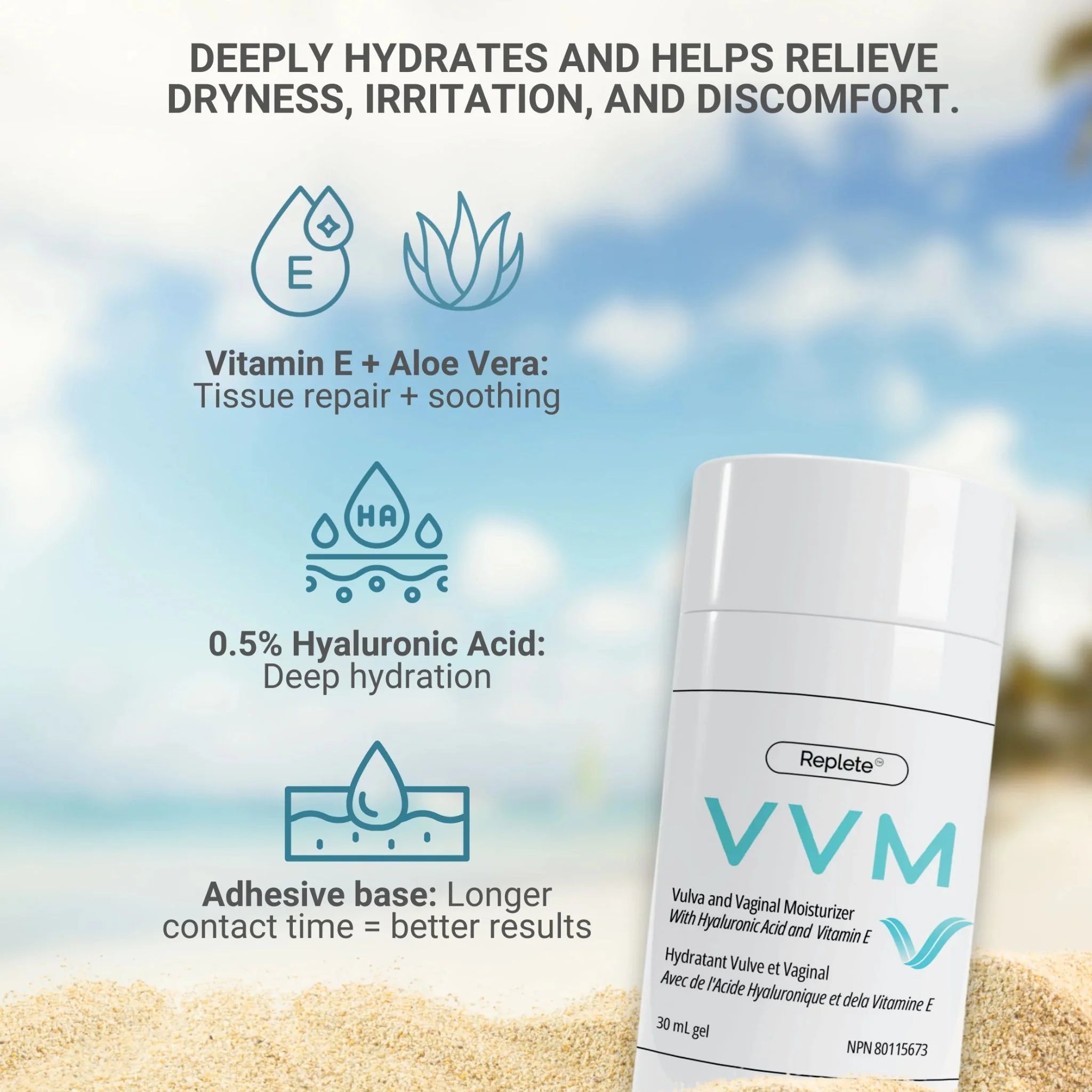 Replete VVM Gel 30ml - Nature's Source Inc
