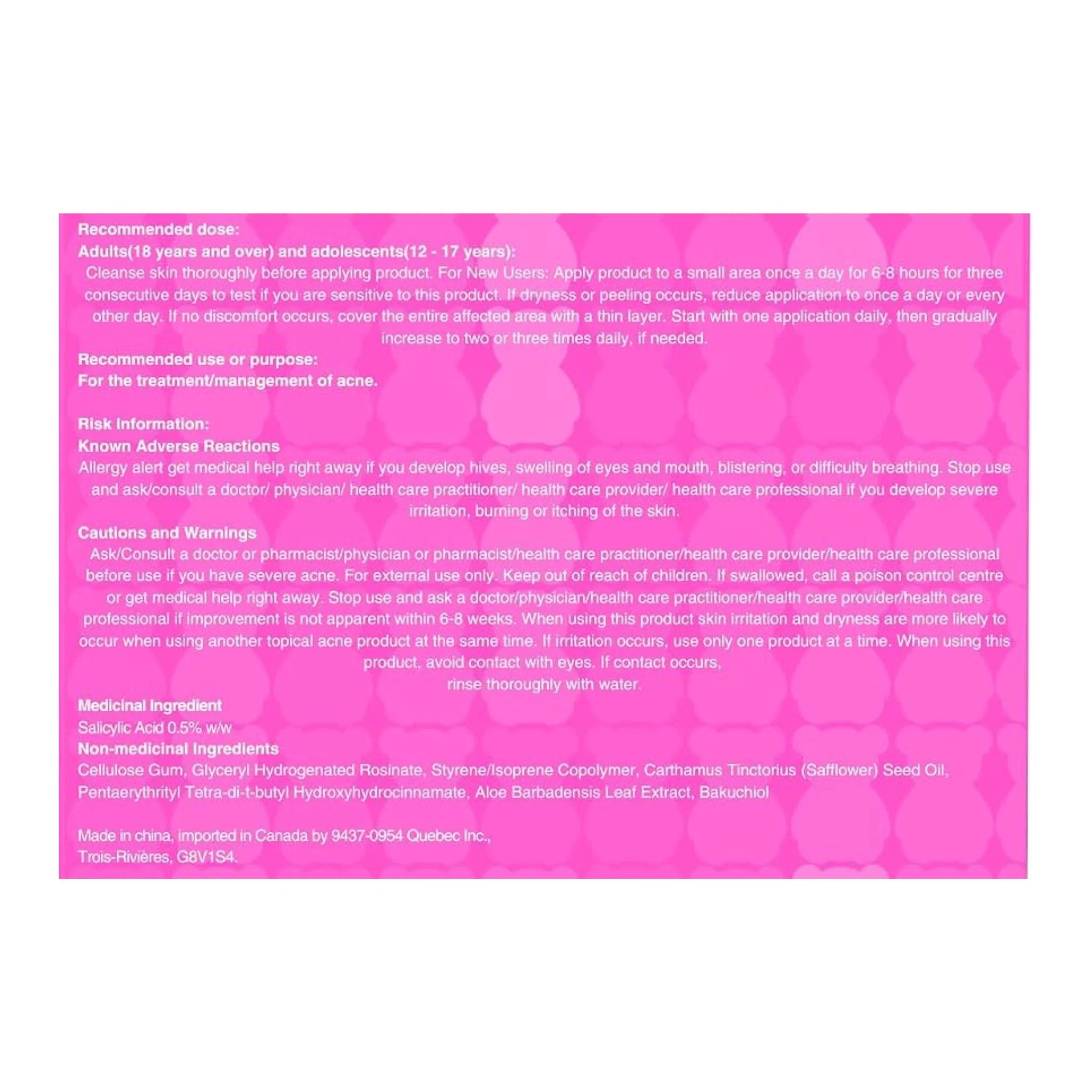 Sunny Teddy Anti Acne Patch Teddy Bear 36 Patches