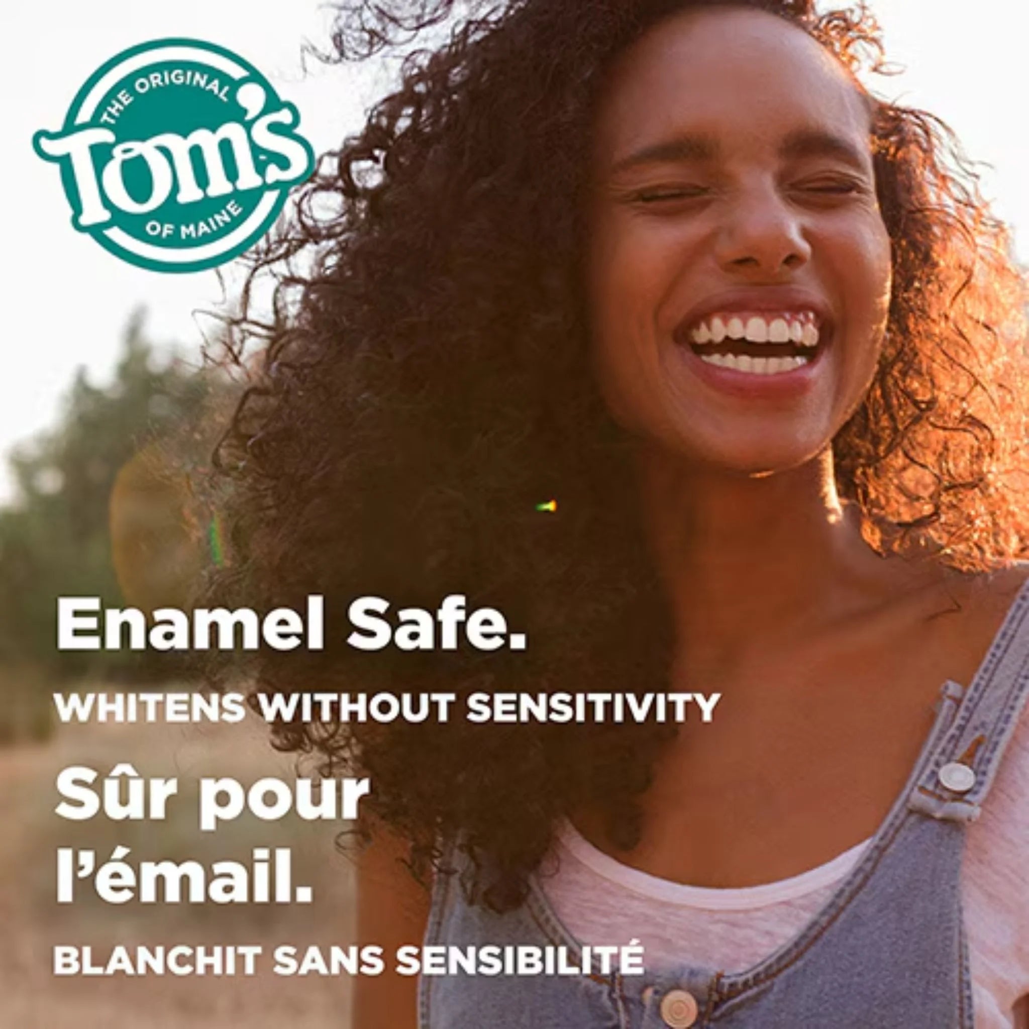 Tom's Of Maine Whiten+ Coconut Oil Fluroide Free Gentle Mint 85ml