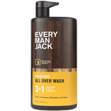 Every Man Jack 3-in-1 All Over Wash Sandalwood 852ml - Nature's Source Inc