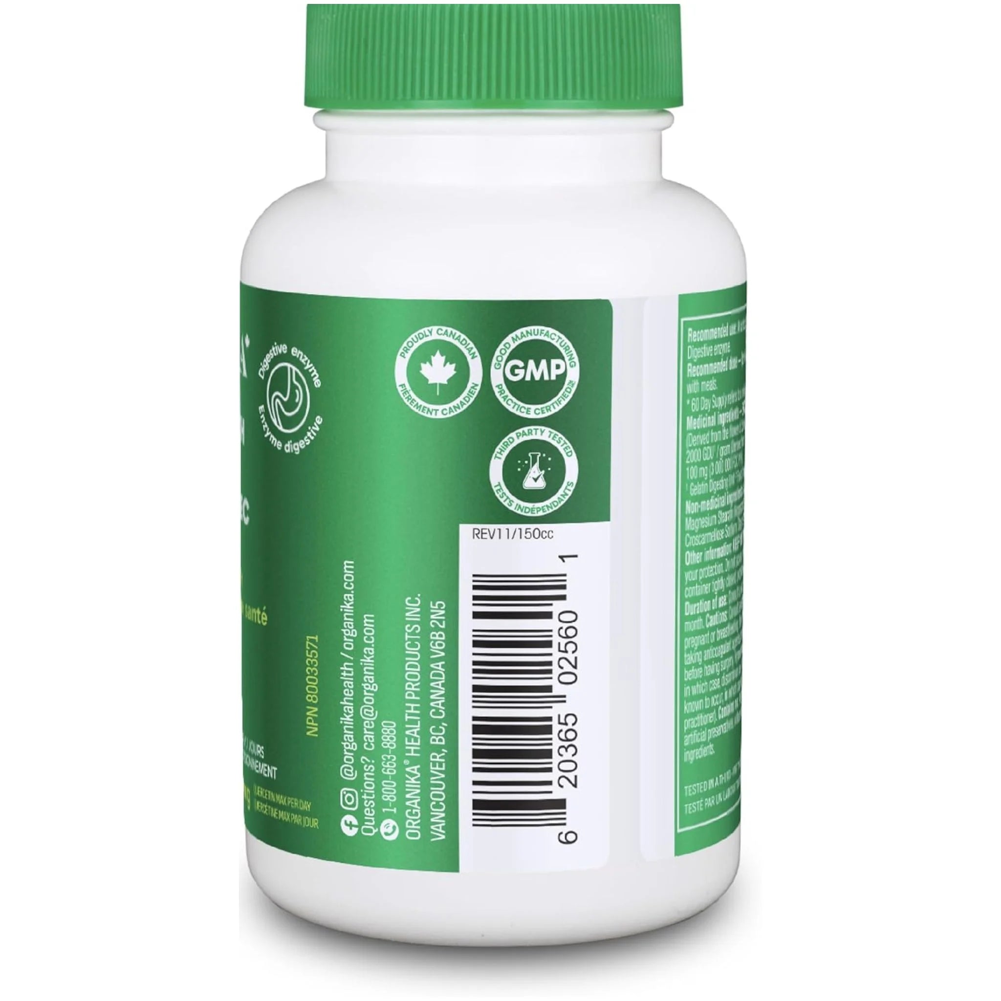 Organika Quercetin with Bromelain - Nature's Source Inc