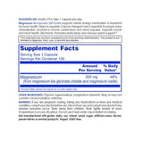 CanPrev Magnesium BisGlycinate 200mgs 120 Vegan Capsules - Nature's Source Inc
