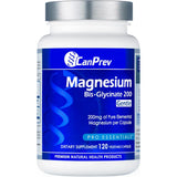 CanPrev Magnesium BisGlycinate 200mgs 120 Vegan Capsules - Nature's Source Inc