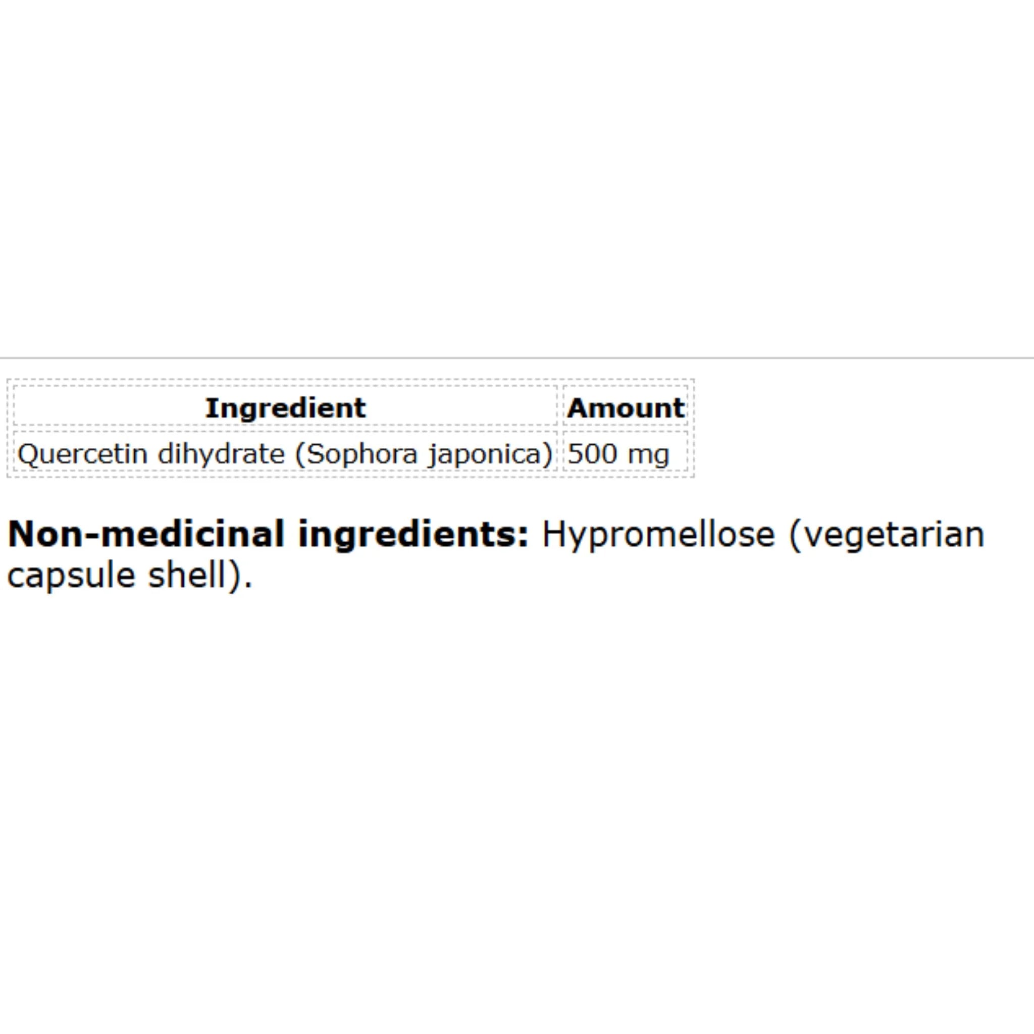 Alpha Science Quercetin (90 Veg Caps) - Nature's Source Inc