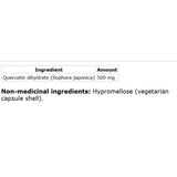 Alpha Science Quercetin (90 Veg Caps) - Nature's Source Inc