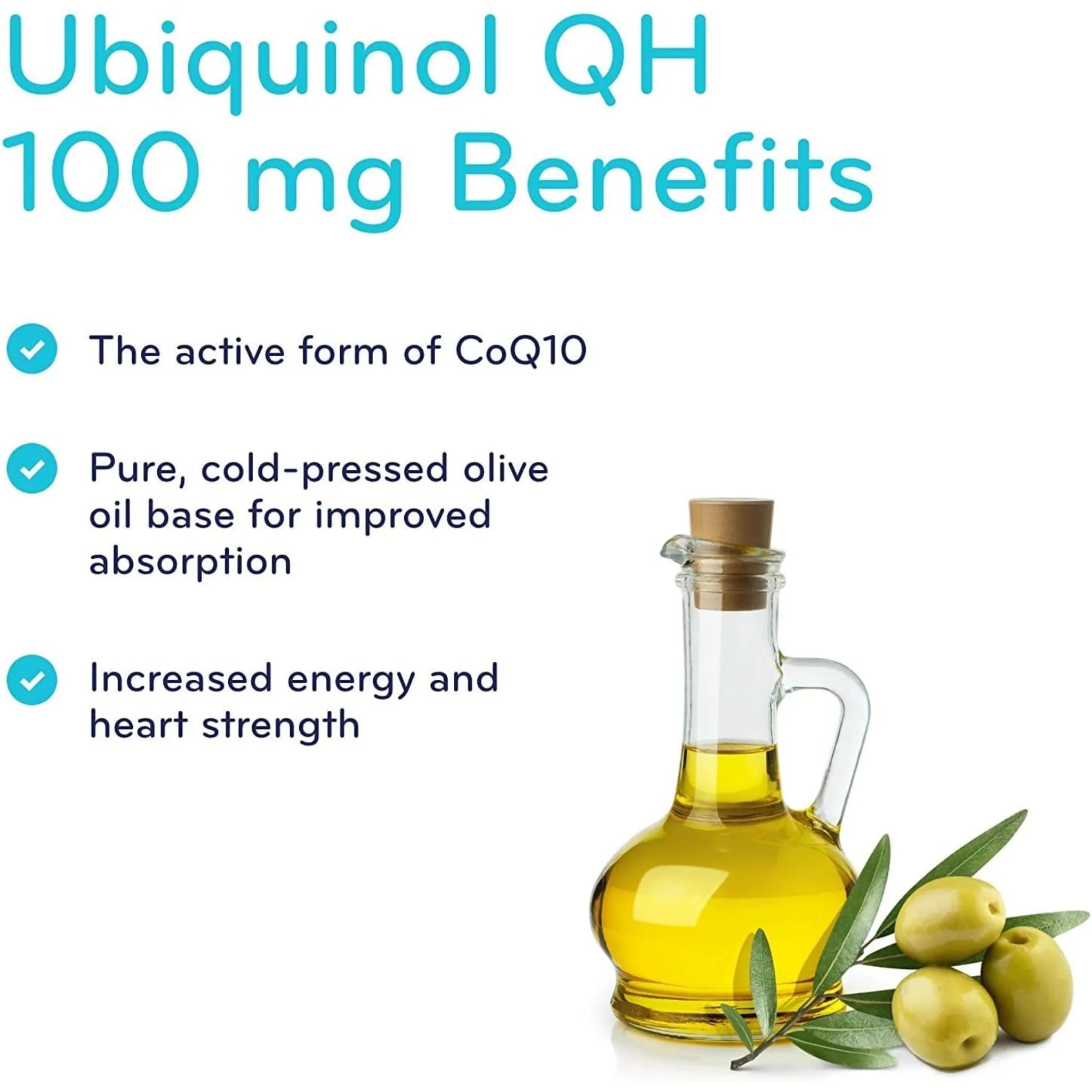 Sisu Ubiquinol Co Q-10 100mg 60 Softgels - Nature's Source Inc