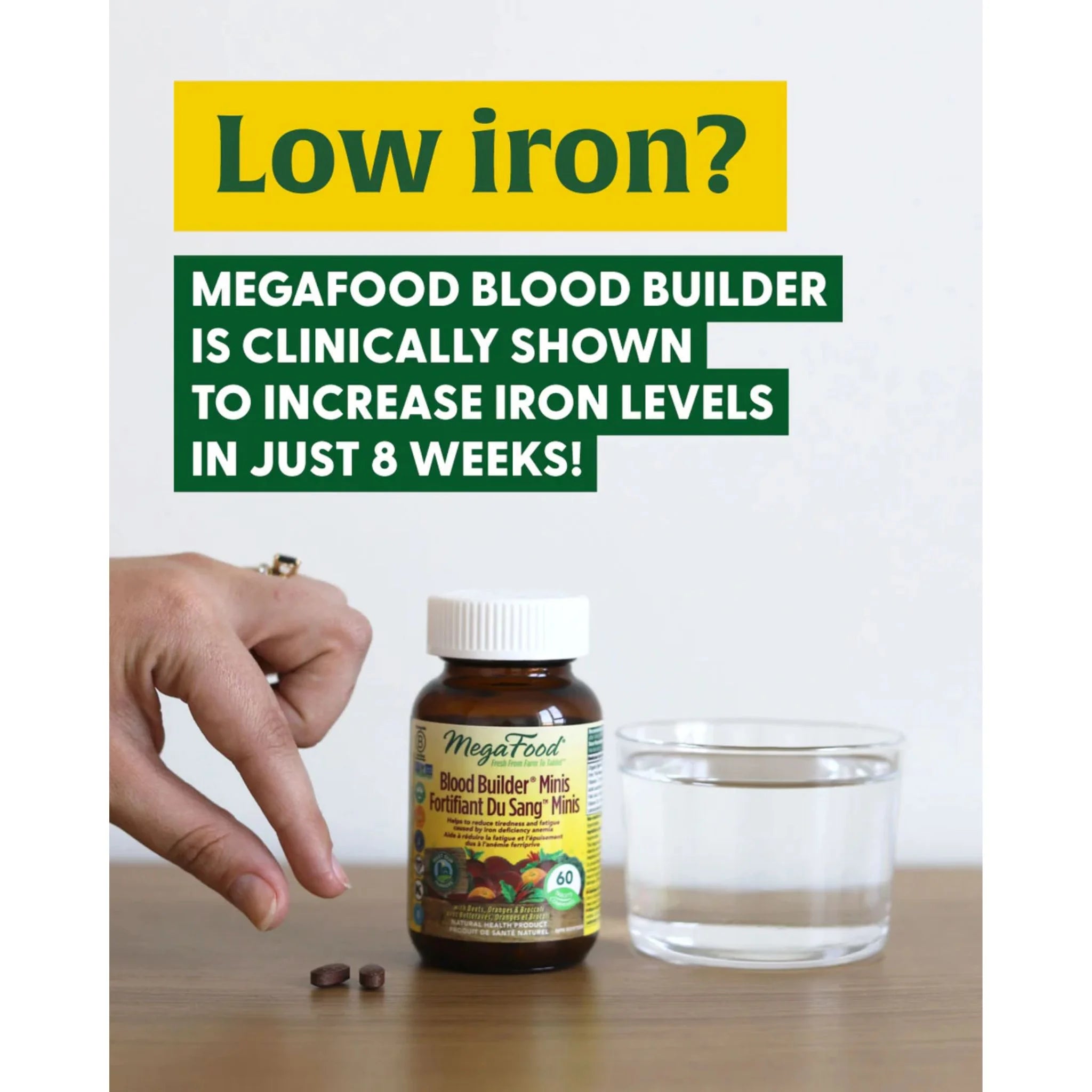 MegaFood Blood Builder 72 Tablets Bonus Size - Nature's Source Inc