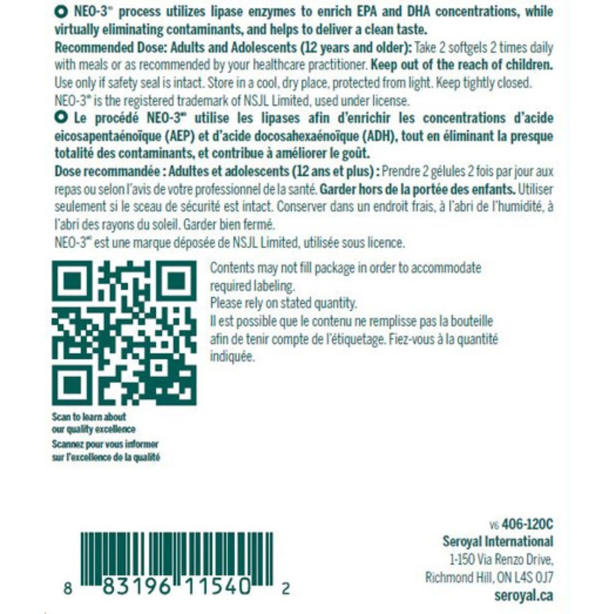 Genestra Brands Super EFA 120c - Nature's Source Inc
