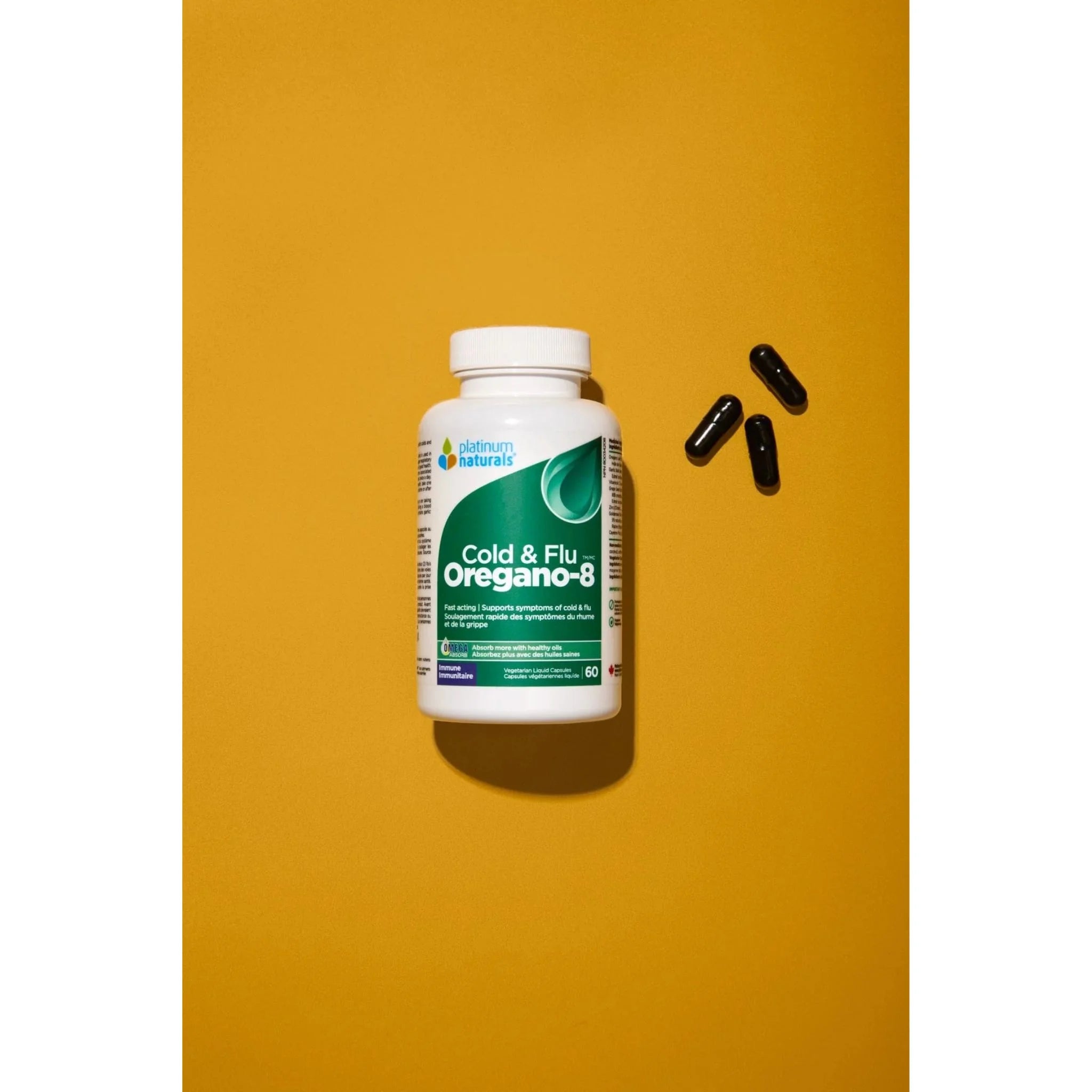 Platinum Naturals Oregano-8, 60 Vegetable Capsules - Nature's Source Inc