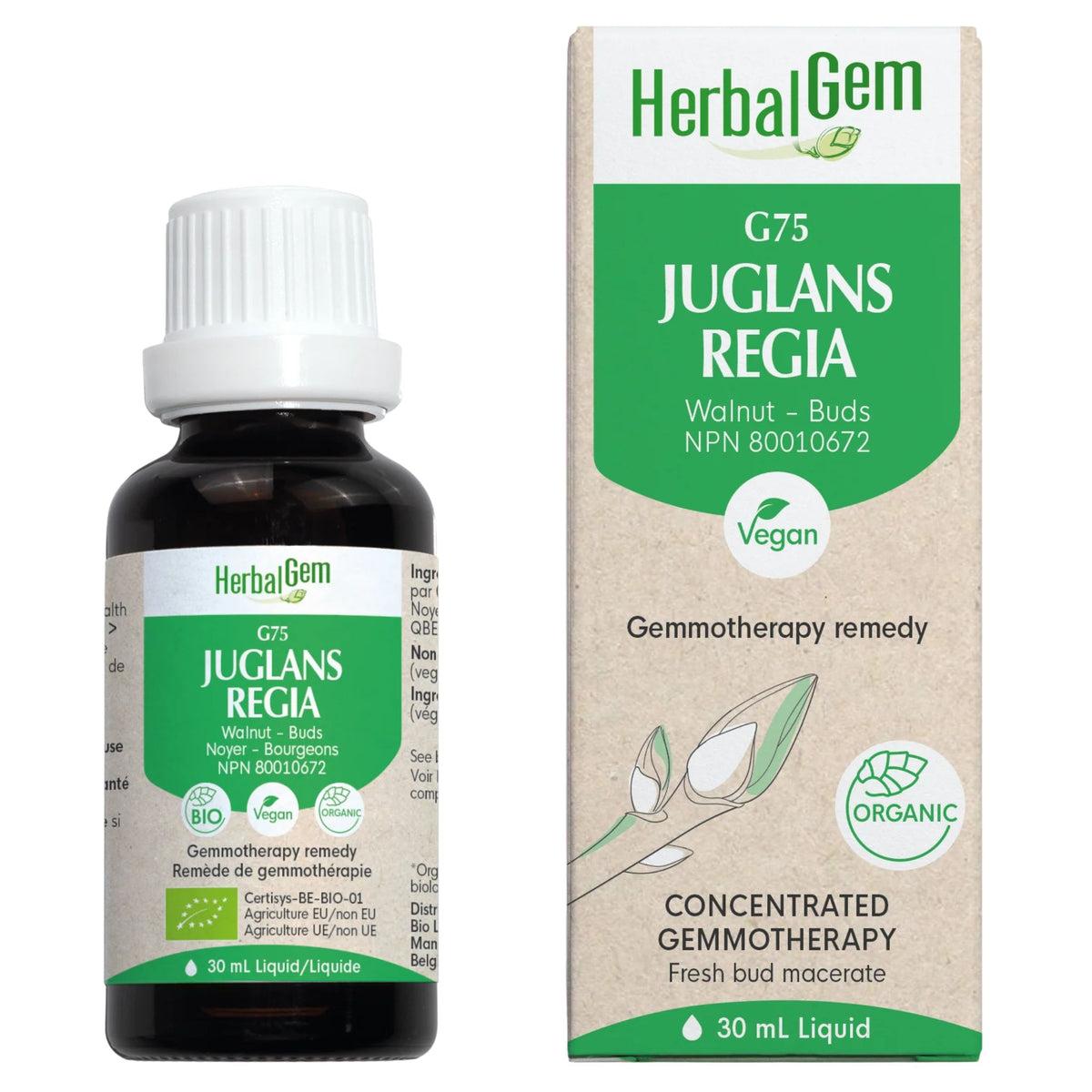 HerbalGem G75 Juglans regia 30ml - Nature's Source Inc