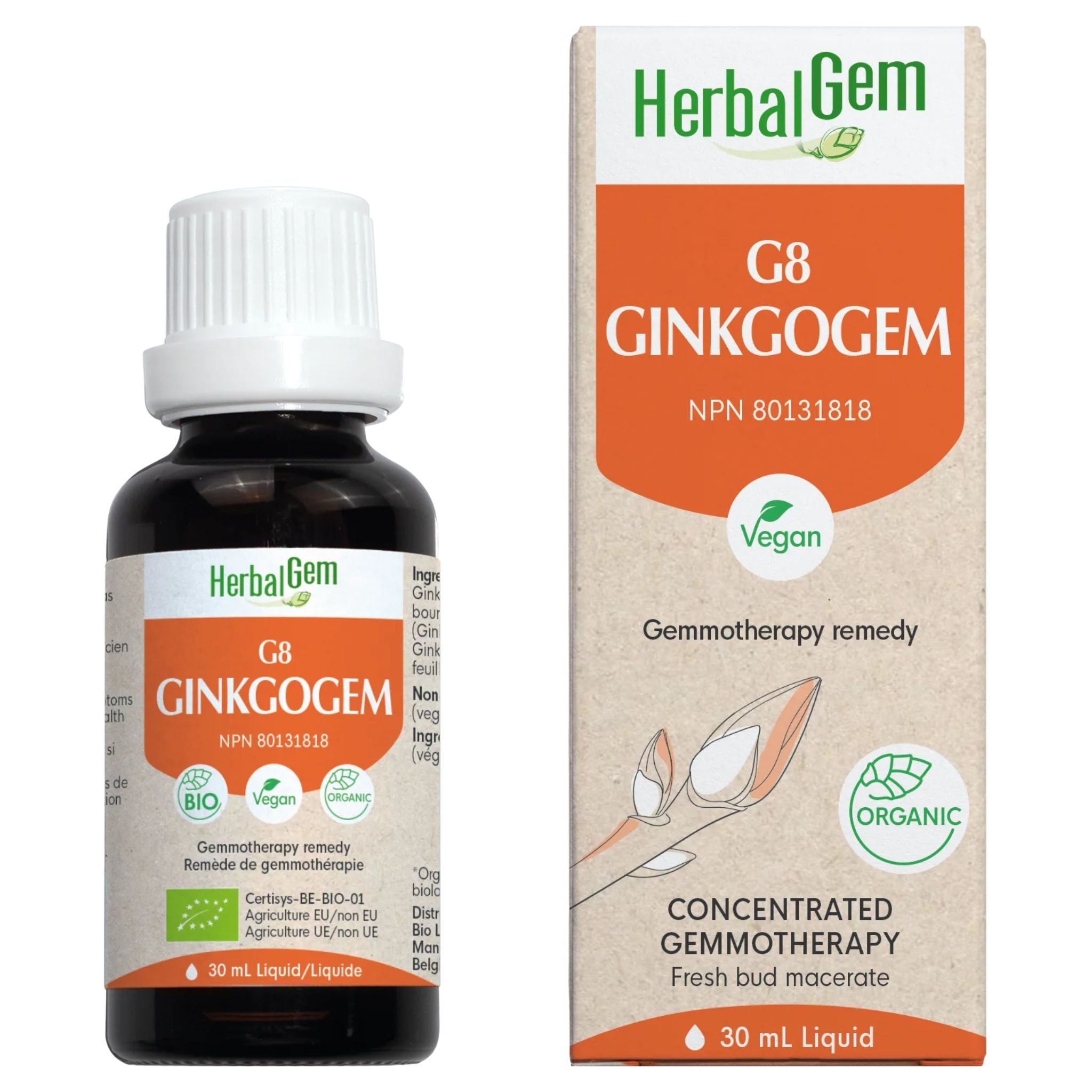 HerbalGem G8 GINKGOGEM 30ml - Nature's Source Inc