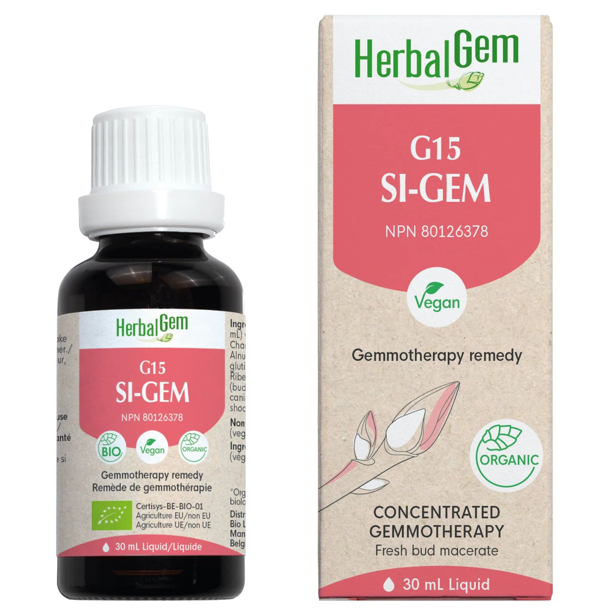 HerbalGem G15 SI - GEM 30ml - Nature's Source Inc