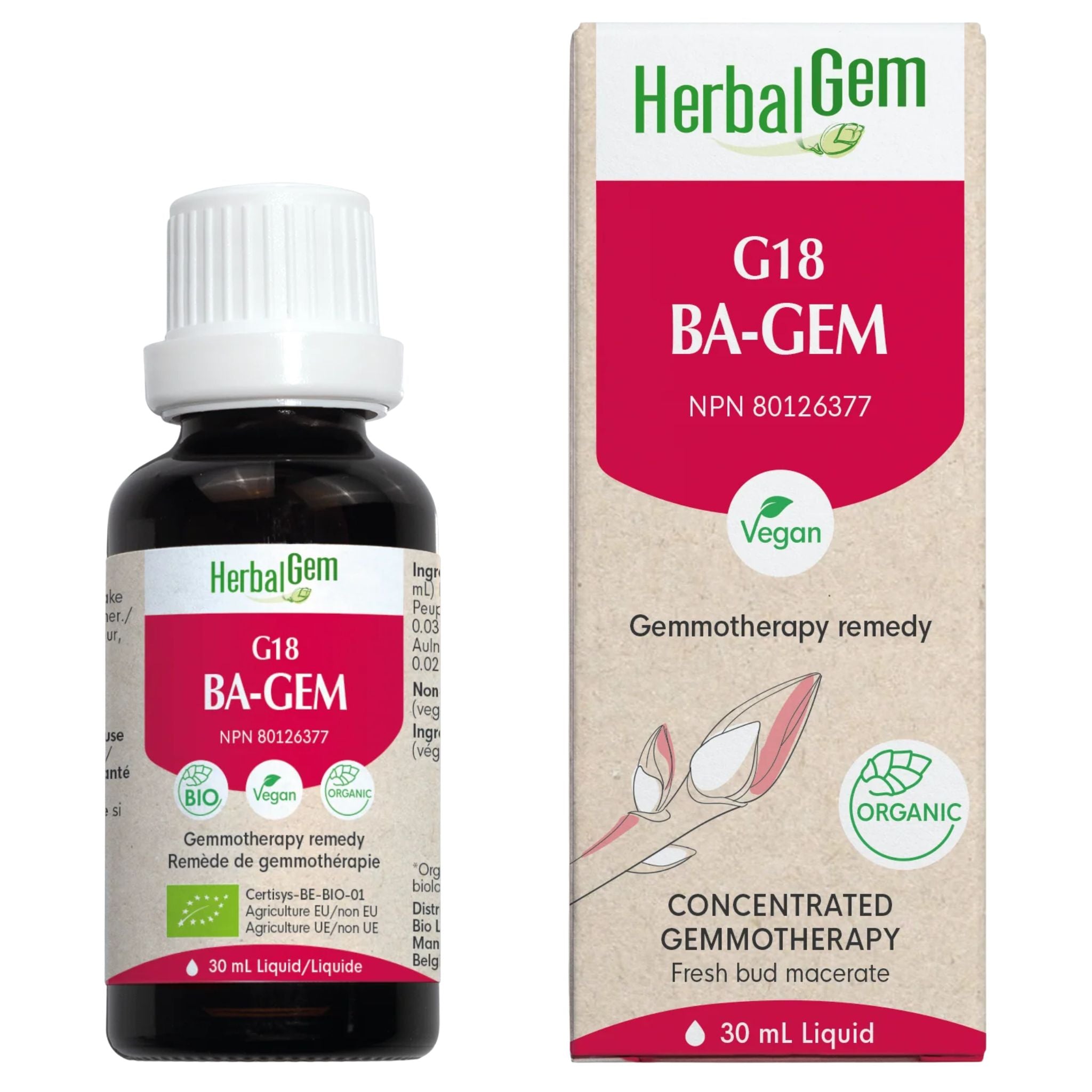 HerbalGem G18 BA - GEM 30ml - Nature's Source Inc