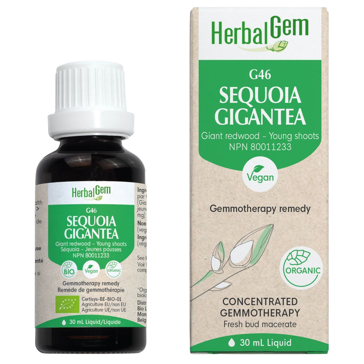 HerbalGem G46 Sequoia gigantea 30ml - Nature's Source Inc