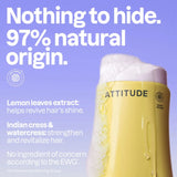 Attitude Shampoo Clarifying Lemon Leaves & White Tea 473ml