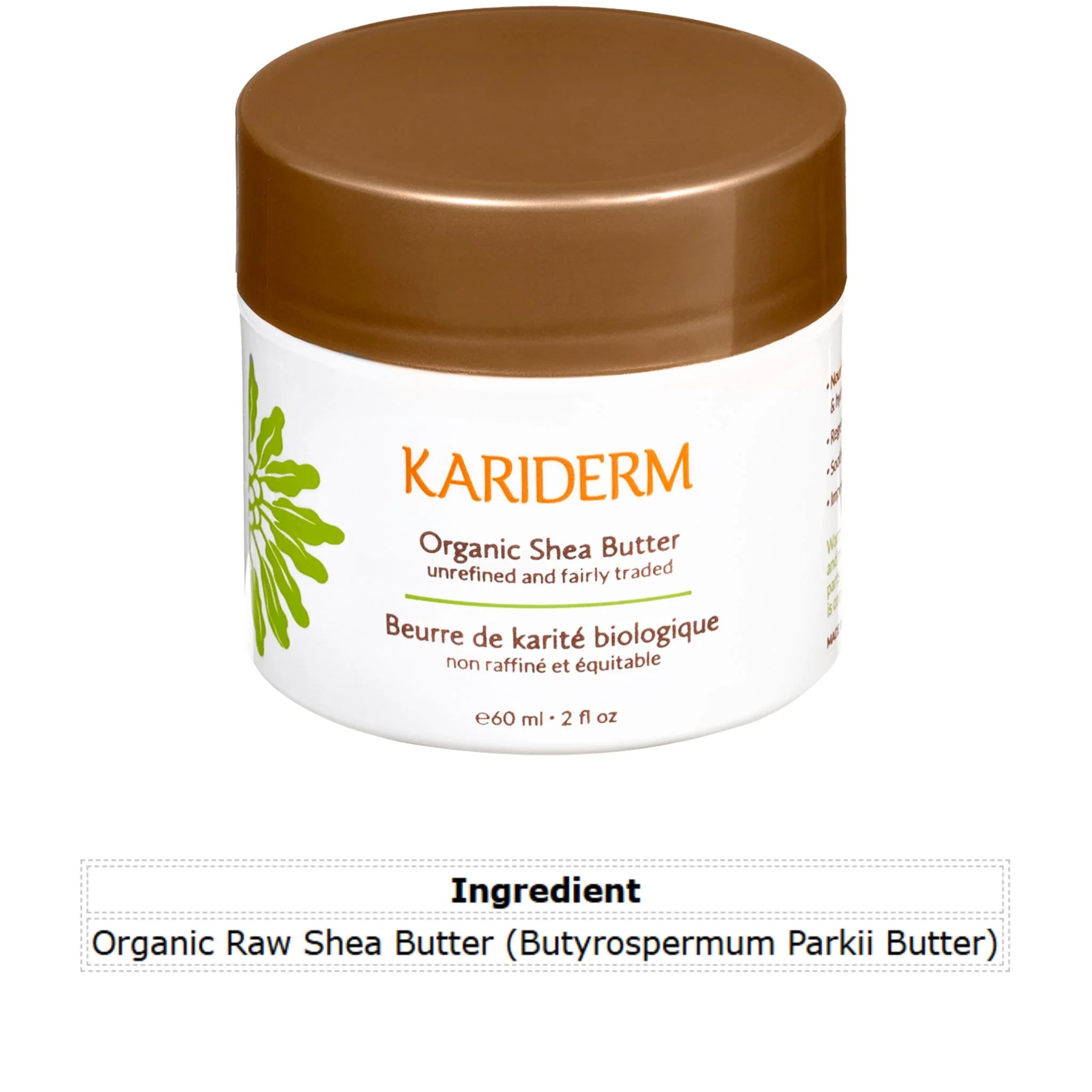 Kariderm Shea Butter Org & Fair Trade 60ml