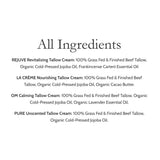 Allfat Skincare Tallow Cream Variety Pack 4x10 ml