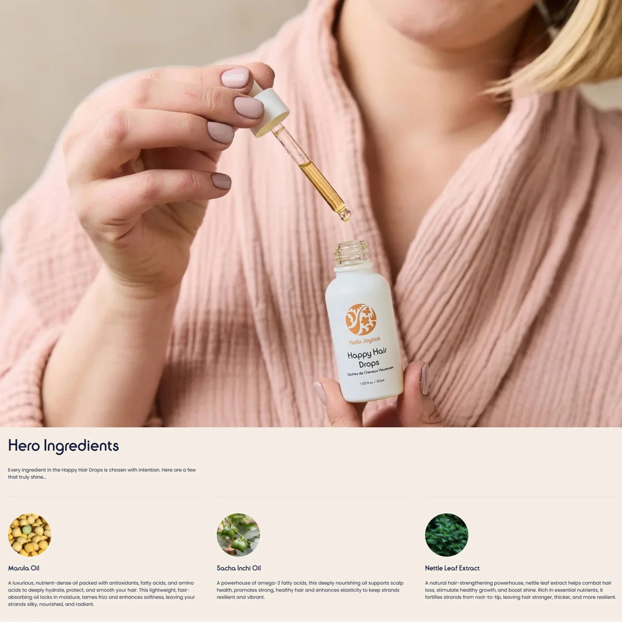 Hello Joyous Happy Hair Drops Hair Serum 30ml