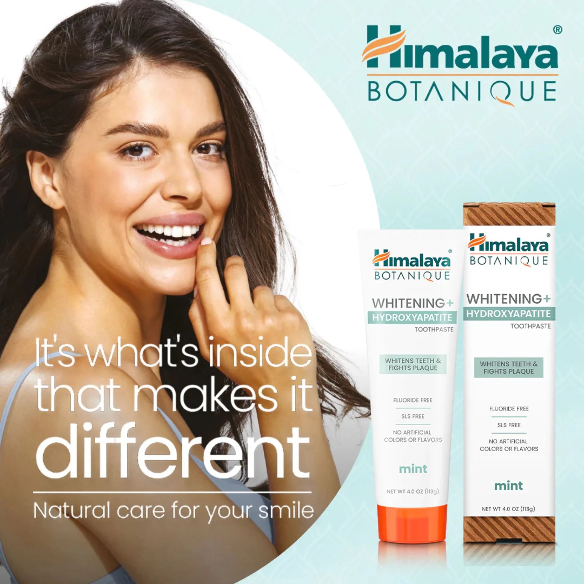 Himalaya Hydroxyapatite Whitening Peppermint 113g