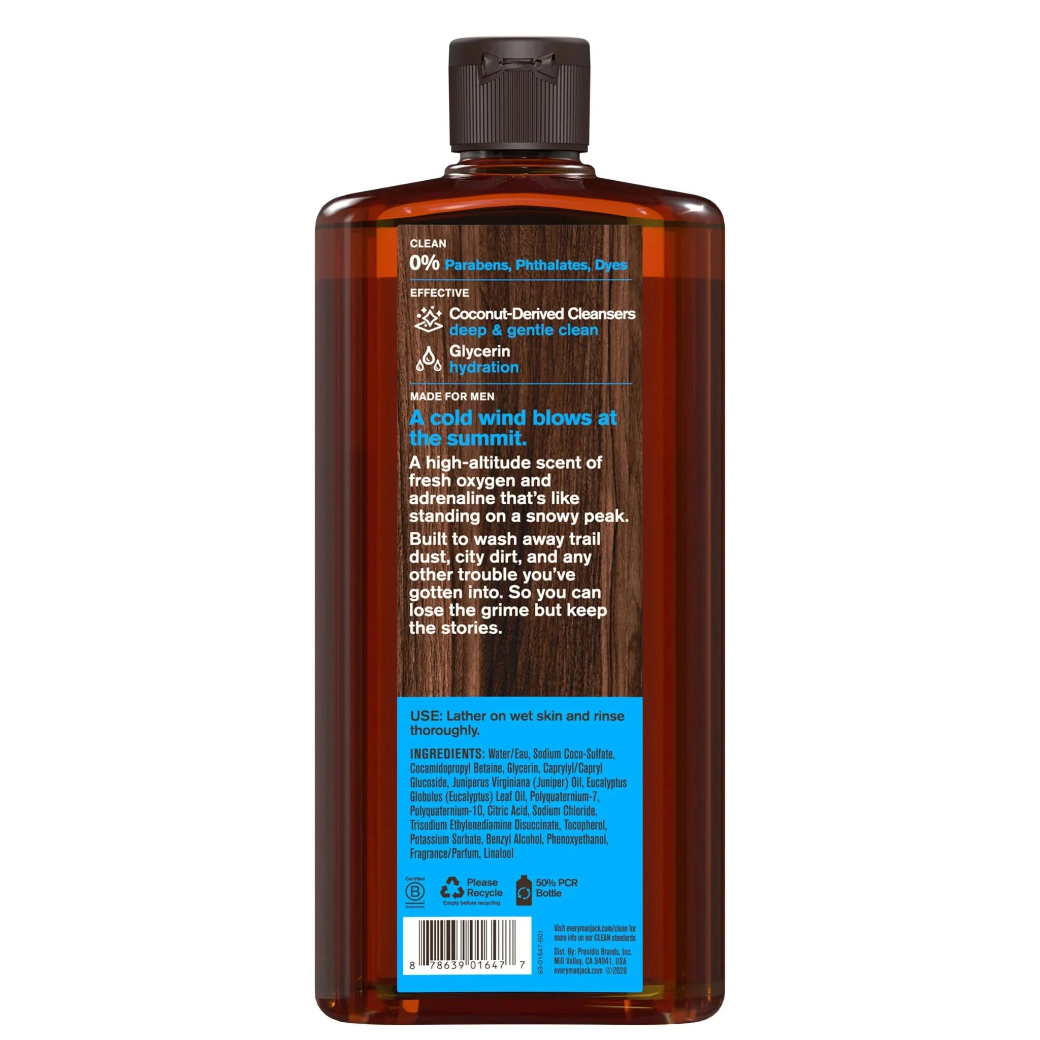 Every Man Jack Body Wash Mountain Air 500ml