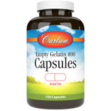 Carlson Laboratories Size 00 Empty, 150 Capsules