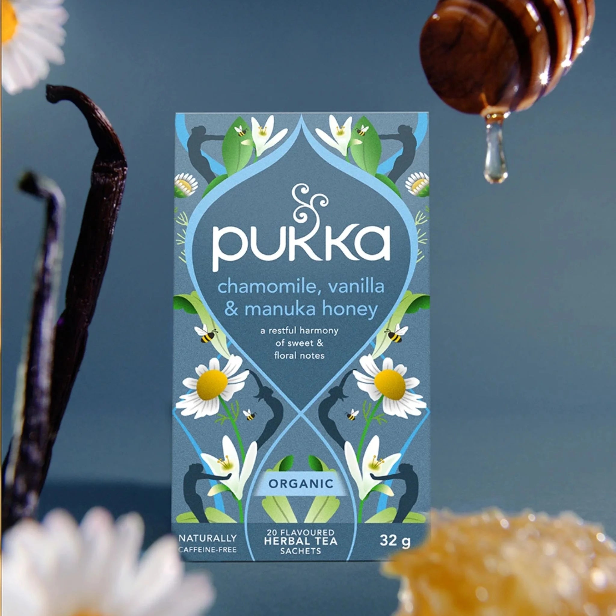 Pukka Tea Chamomile Vanilla & Manuka Honey - 20 Tea Bags
