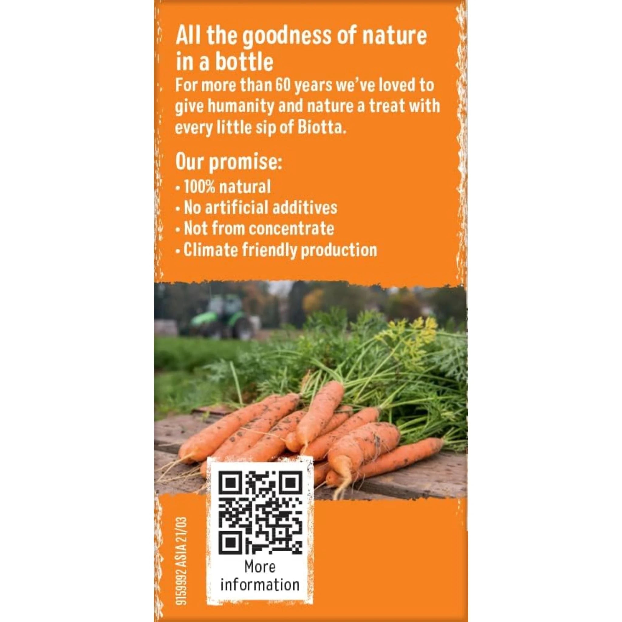 Biotta Carrot Juice 500ml