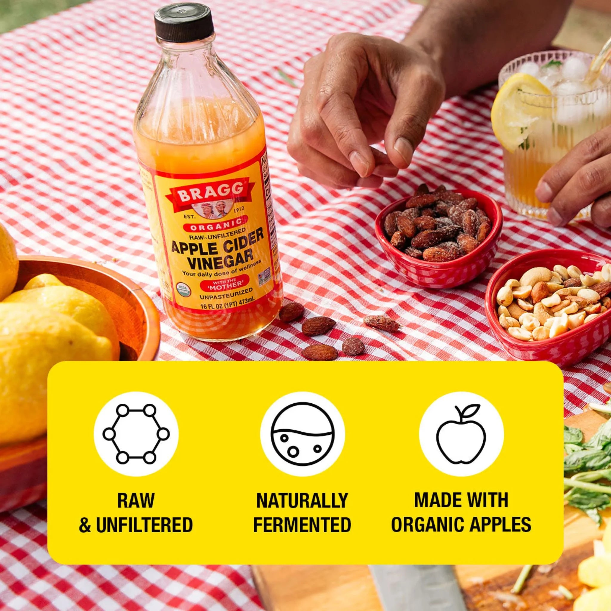 Bragg Raw Unfiltered Apple Cider Vinegar 473ml