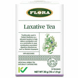 Flora Laxative Tea 16 Bags - Help Relieve Constipation Associated Digestive Disturbances Such as Flatulent Dyspepsia (Indigestion) - Nature's Source Inc