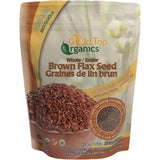 Gold Top Organics Whole Brown Flax Seed - 454g